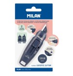 13154-EXPOSITOR 8 BLISTERS CUTER HOJA CERAMICA STICK SERIE 1918, AZUL MARINO MILAN 6010108B