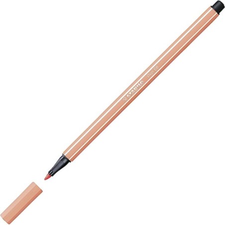 13175-ROTULADOR PREMIUM CON PUNTA DE FIBRA BISELADA PEN 68 MAX COLOR ALBARICOQUE STABILO 768/26