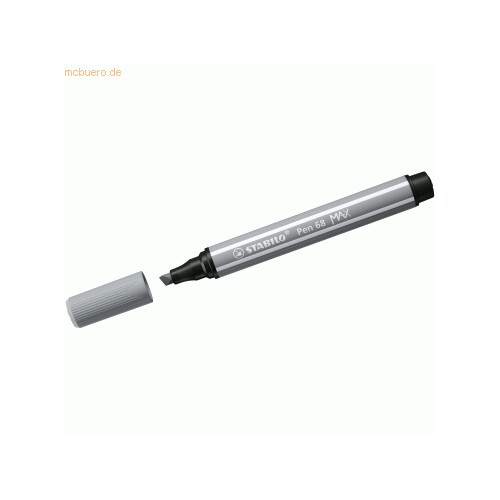 13179-ROTULADOR PREMIUM CON PUNTA DE FIBRA BISELADA PEN 68 MAX COLOR GRIS MEDIO STABILO 768/95