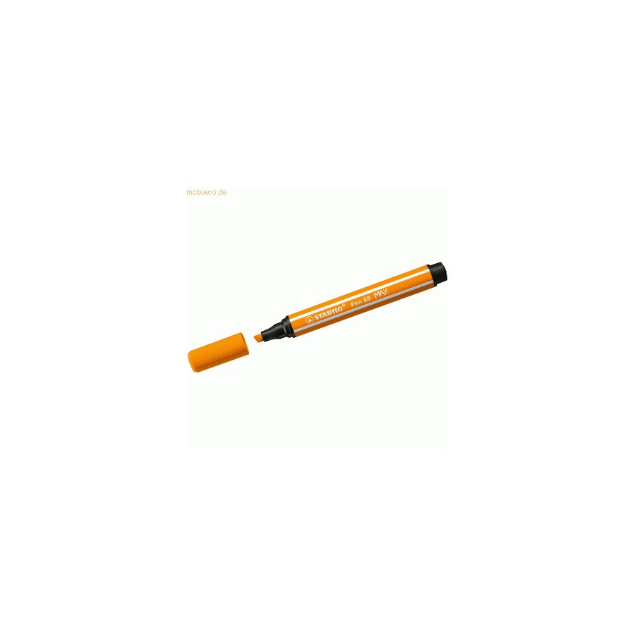 13182-ROTULADOR PREMIUM CON PUNTA DE FIBRA BISELADA PEN 68 MAX COLOR NARANJA STABILO 768/54
