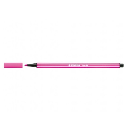 13188-ROTULADOR PREMIUM CON PUNTA DE FIBRA BISELADA PEN 68 MAX COLOR ROSA STABILO 768/56