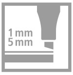 13196-ESTUCHE ARTY CON 4 COLORES-ROTULADOR PREMIUM CON PUNTA BISELADA PEN 68 MAX STABILO 768/04-21