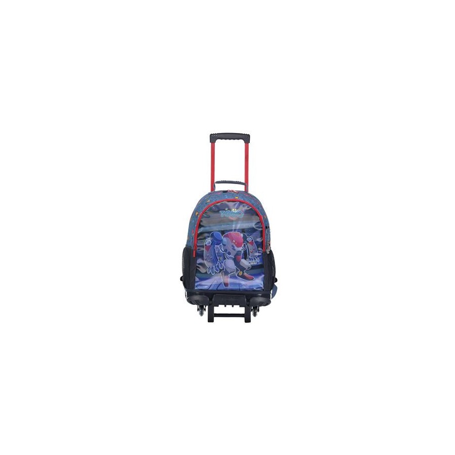 13209-MOCHILA ESCOLAR GRANDE 3 RUEDAS - ATLAS TOTTO MJ03ATA003-2210-2JW