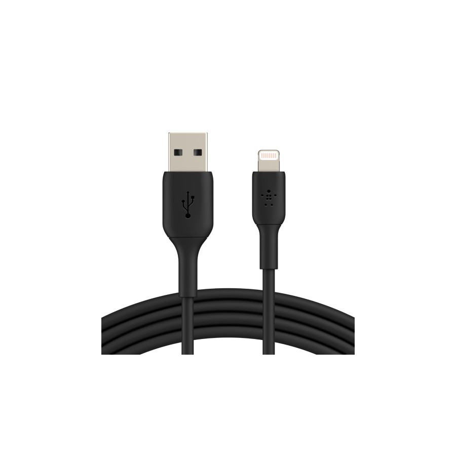 13216-Belkin CAA001BT1MBK cable de conector Lightning 1 m Negro
