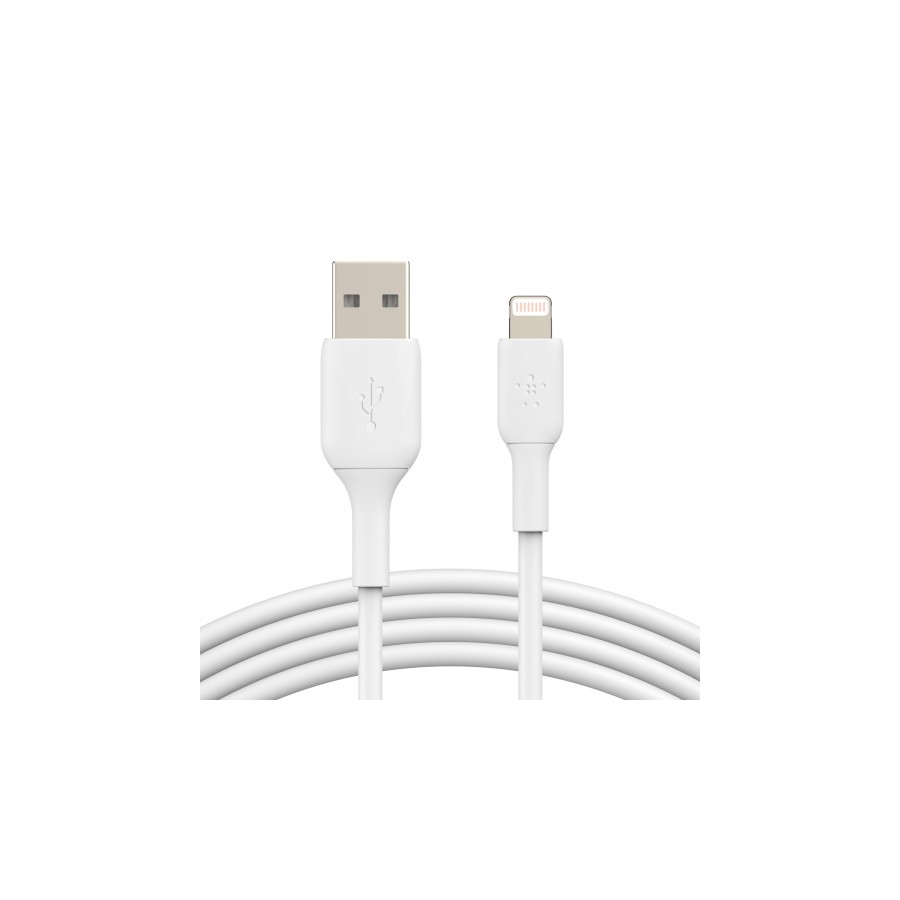 13218-Belkin CAA001BT1MWH cable de conector Lightning 1 m Blanco
