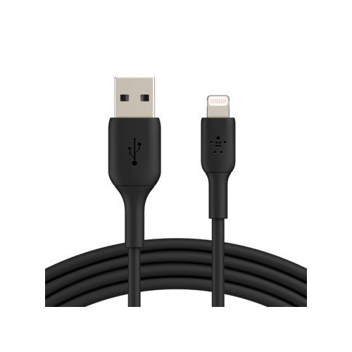 13220-Belkin CAA001BT2MBK cable de conector Lightning 2 m Negro