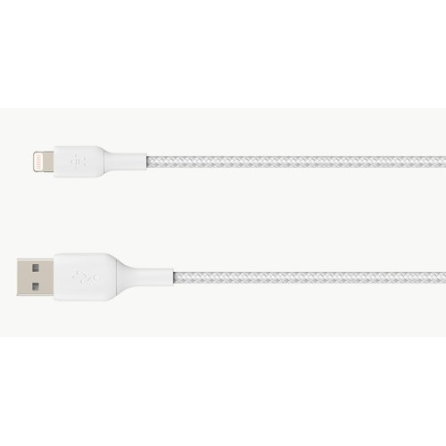 13224-Belkin CAA002BT2MWH cable de conector Lightning 2 m Blanco