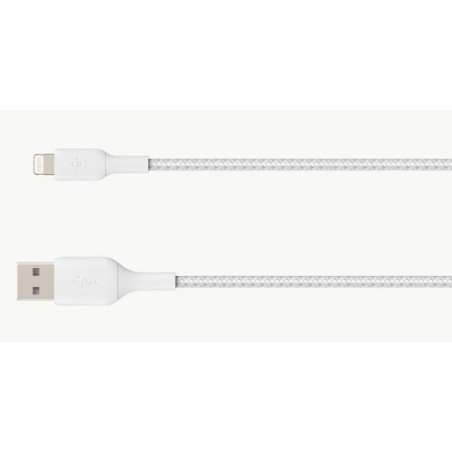 13224-Belkin CAA002BT2MWH cable de conector Lightning 2 m Blanco
