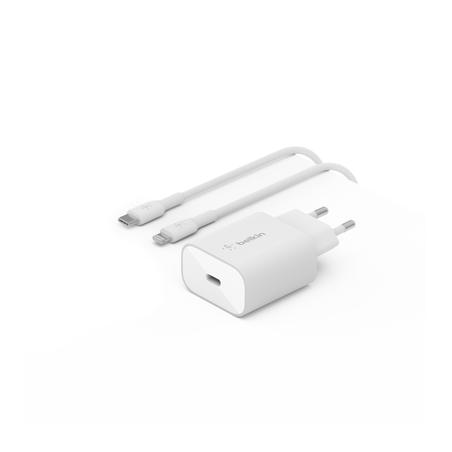 13245-Belkin WCA004VF1MWH-B6 cargador de dispositivo movil Telefono movil Blanco USB Carga rapida Interior