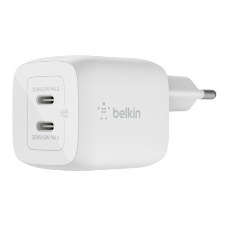 13253-Belkin WCH011vfWH Portatil, Smartphone, Tableta Blanco Corriente alterna Carga rapida Interior