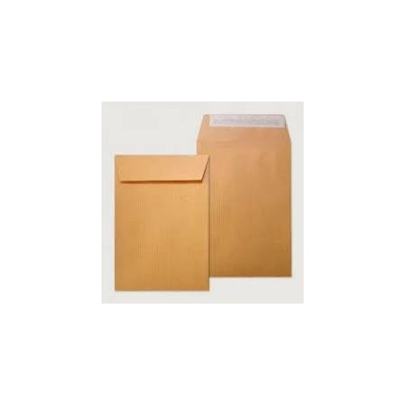 1326-CAJA 1000 BOLSAS SALARIOS (100X145) KRAFT 70 GRS. AUTOSAM AUTOADHESIVO CON TIRA DE SILICONA SAM 140700
