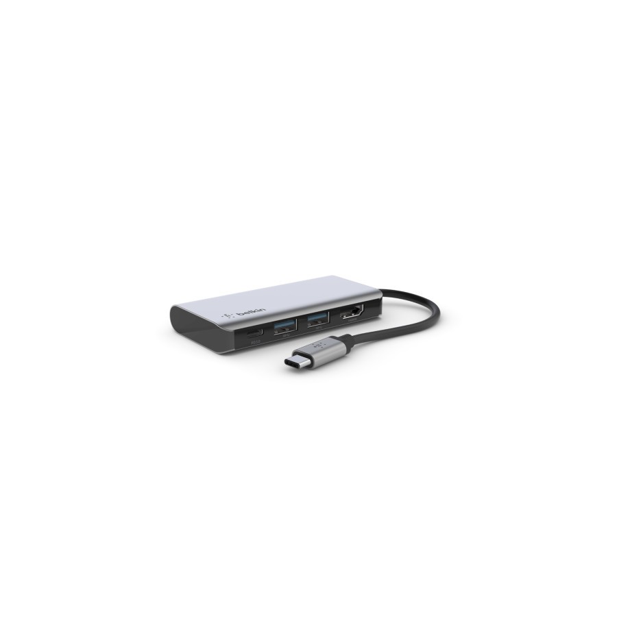 13272-Belkin AVC006btSGY USB 3.2 Gen 1 (3.1 Gen 1) Type-C Plata