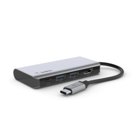 13272-Belkin AVC006btSGY USB 3.2 Gen 1 (3.1 Gen 1) Type-C Plata