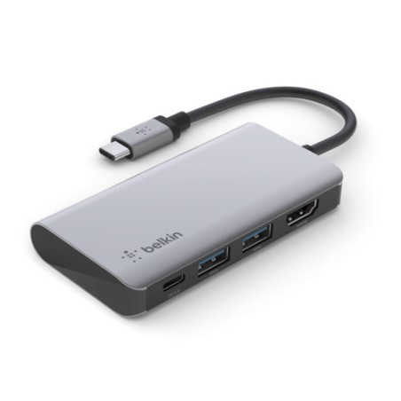 13273-Belkin AVC006btSGY USB 3.2 Gen 1 (3.1 Gen 1) Type-C Plata