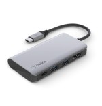 13273-Belkin AVC006btSGY USB 3.2 Gen 1 (3.1 Gen 1) Type-C Plata