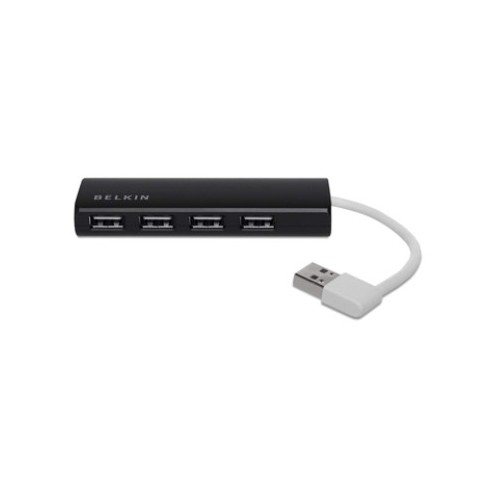 13274-Belkin F4U042BT hub de interfaz 480 Mbit/s Negro