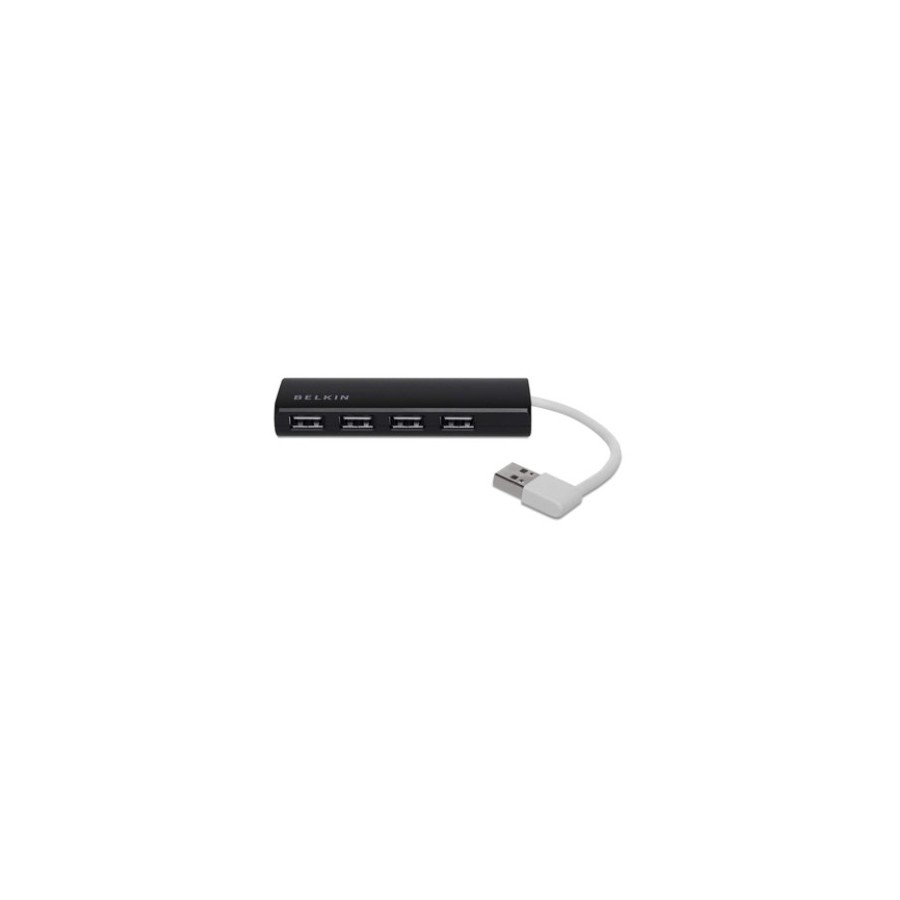 13274-Belkin F4U042BT hub de interfaz 480 Mbit/s Negro