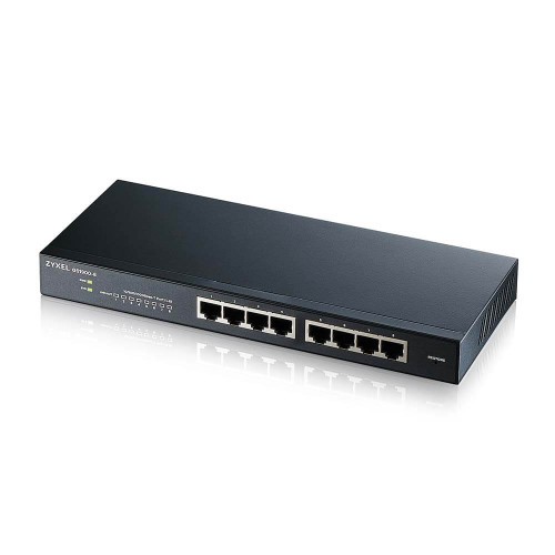 13275-Zyxel GS1900-8 Gestionado L2 Gigabit Ethernet (10/100/1000) Negro