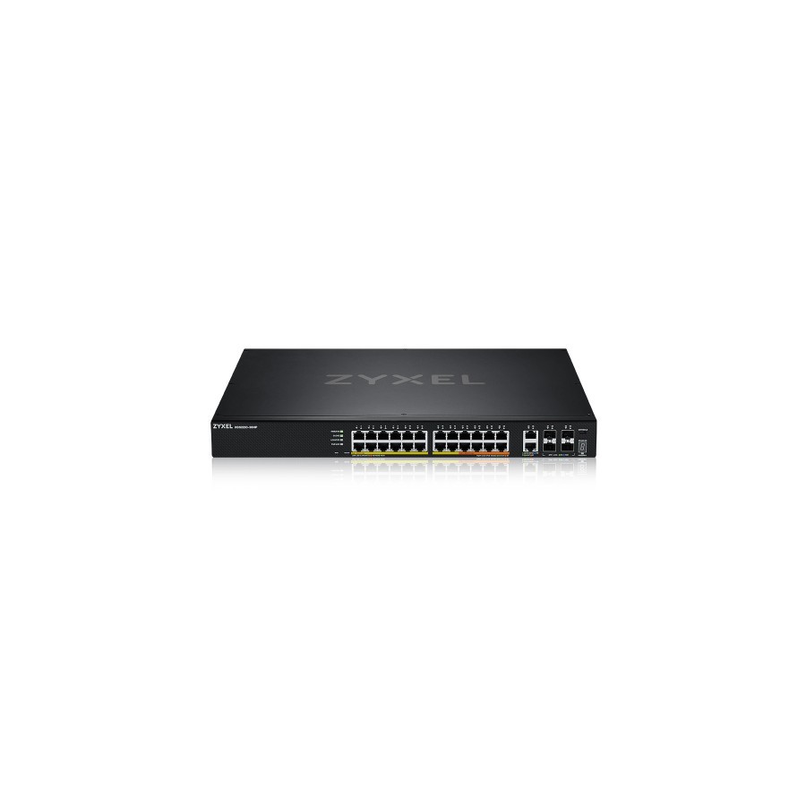 13283-Zyxel XGS2220-30HP Gestionado L3 Gigabit Ethernet (10/100/1000) Energia sobre Ethernet (PoE) Negro