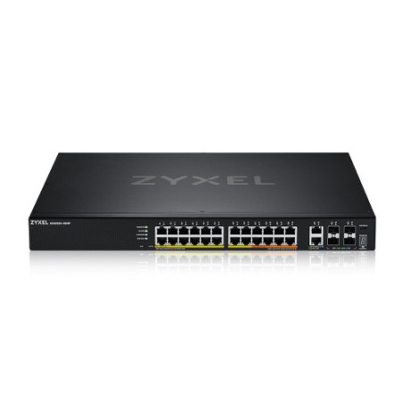 13283-Zyxel XGS2220-30HP Gestionado L3 Gigabit Ethernet (10/100/1000) Energia sobre Ethernet (PoE) Negro