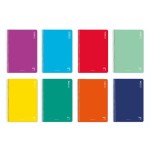 1329-CUADERNO ESPIRAL SERIE BASIC TAPA CARTONCILLO 60 GRS. 4o (155X215MM.) 80 HOJAS HORIZONTAL CON MARGEN 8 COLORES SURT