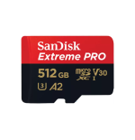 13311-SanDisk Extreme PRO 512 GB MicroSDXC UHS-I Clase 10