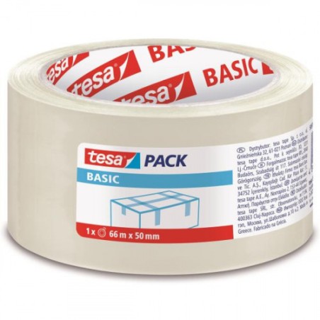 1334-PACK 6 CINTAS DE EMBALAJE BASIC 50MM.X66M. TRANSPARENTE TESA 58570-00000-00