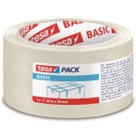 1334-PACK 6 CINTAS DE EMBALAJE BASIC 50MM.X66M. TRANSPARENTE TESA 58570-00000-00