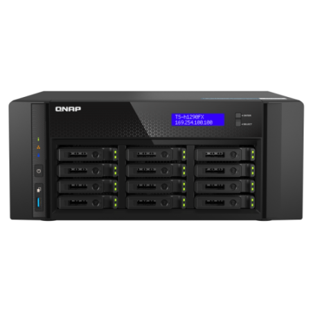 13378-QNAP TS-h1290FX NAS Torre Ethernet Negro 7302P