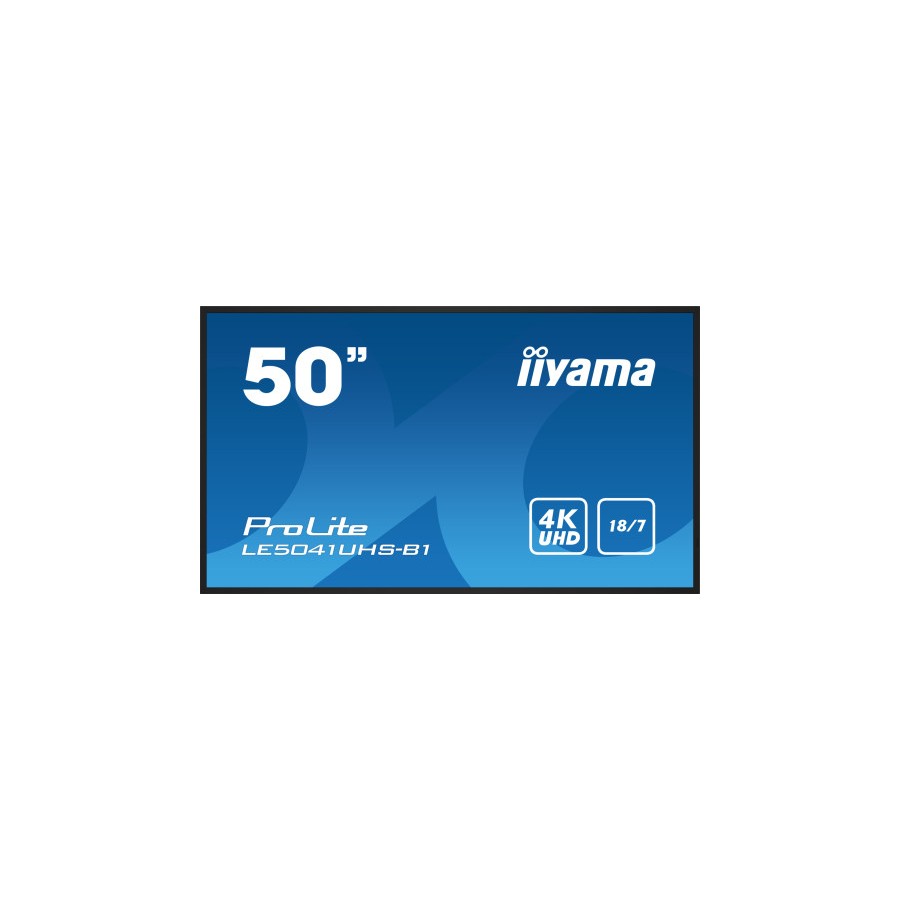 13414-iiyama LE5041UHS-B1 pantalla de senalizacion Pantalla plana para senalizacion digital 125,7 cm (49.5") LCD 350 cd