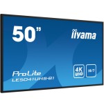 13415-iiyama LE5041UHS-B1 pantalla de senalizacion Pantalla plana para senalizacion digital 125,7 cm (49.5") LCD 350 cd