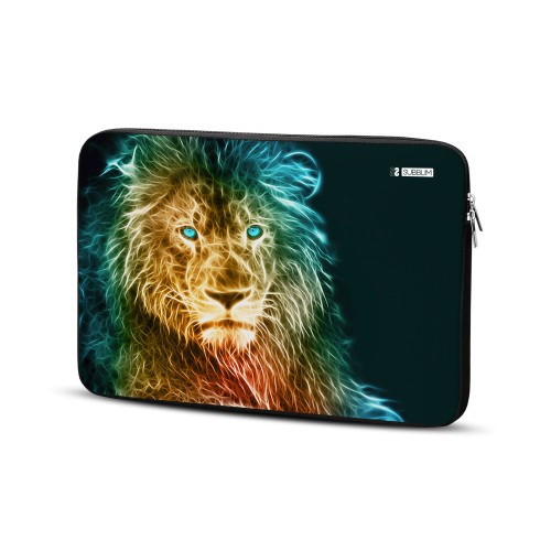 13466-SUBBLIM Funda Ordenador Neopreno Trendy Sleeve Neo Lion 13,3-14"