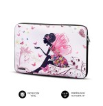 13469-SUBBLIM Funda Ordenador Neopreno Trendy Sleeve Neo Hada 13,3-14"