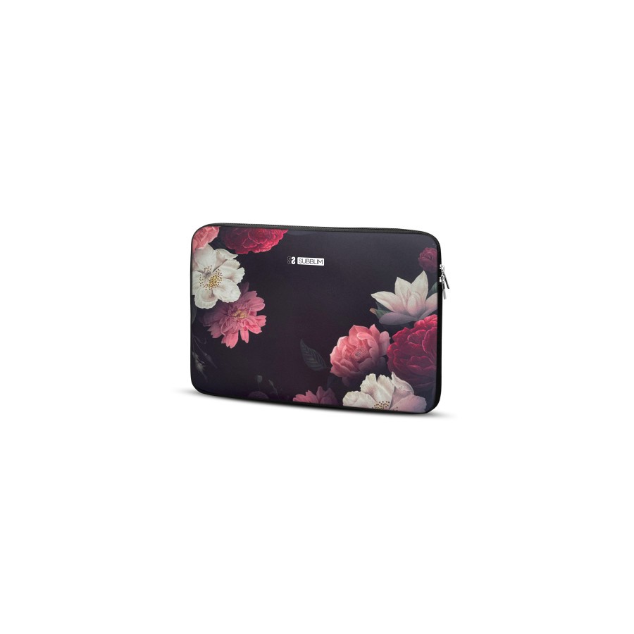 13470-SUBBLIM Funda Ordenador Neopreno Trendy Sleeve Neo Flowers 13,3-14"