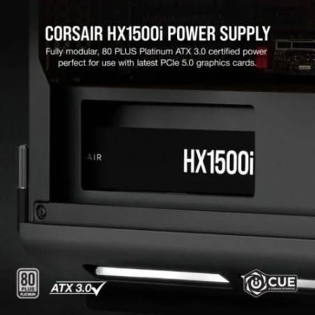 13492-FUENTE ALIMENT. CORSAIR HX1500I 1500 WATT 80+ PLATINUM PCI E5 ATX 3.0 CP-9020261-EU