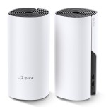 135-TP-LINK Deco M4(2-pack) router inalambrico Doble banda (2,4 GHz / 5 GHz) Gigabit Ethernet Negro, Blanco