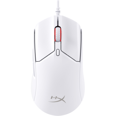 13595-HyperX Pulsefire Haste 2: raton gaming (blanco)
