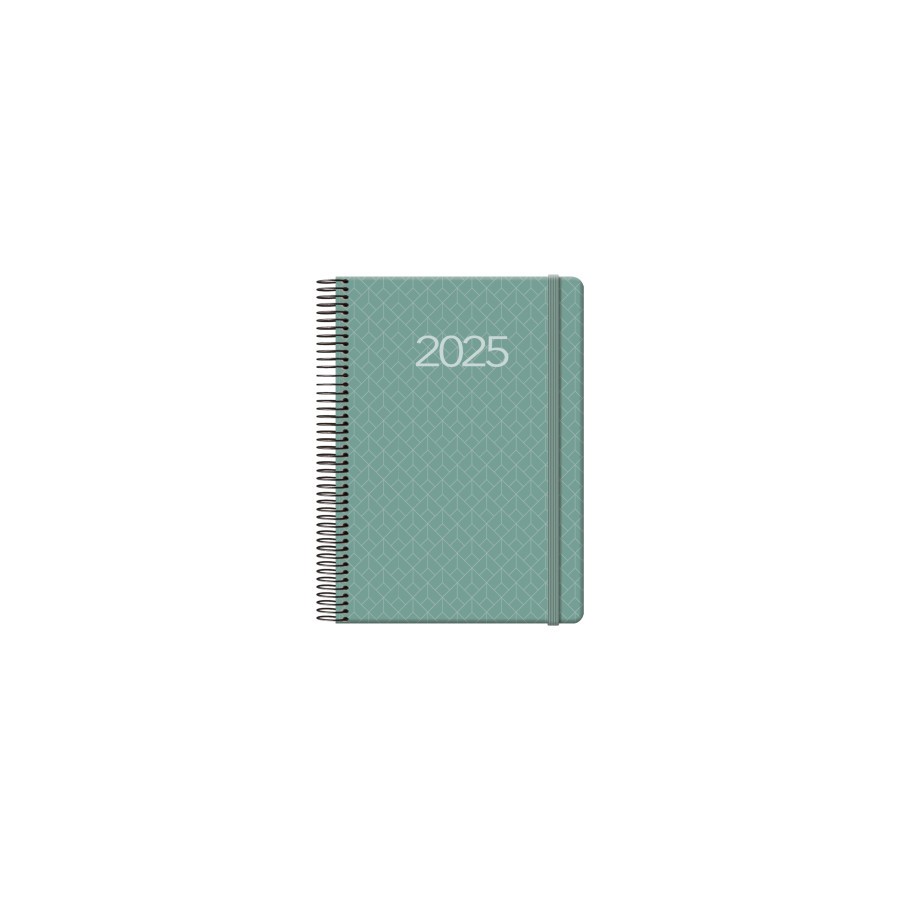13637-AGENDA 2025 NEWPORT DIA PAGINA 14 X 20 CM COLOR VERDE DOHE 12742 - 25
