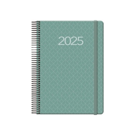 13637-AGENDA 2025 NEWPORT DIA PAGINA 14 X 20 CM COLOR VERDE DOHE 12742 - 25