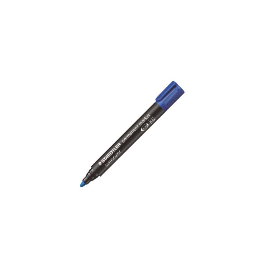 1366-MARCADOR PERMANENTE LUMOCOLOR 352 TRAZO 2MM. AZUL STAEDTLER 352-3