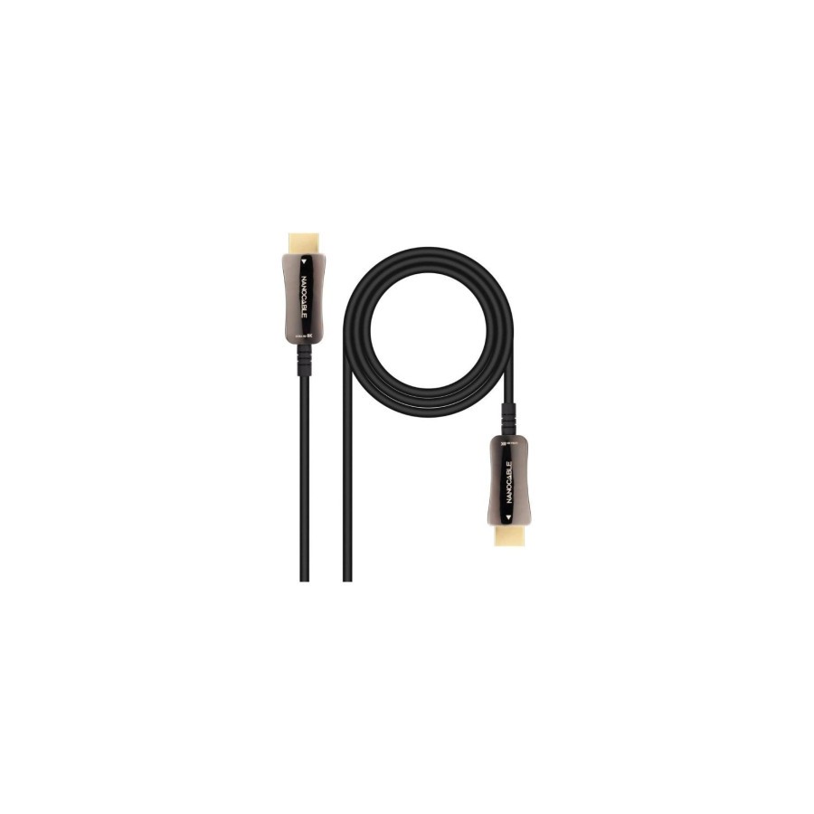 13689-NANOCABLE CABLE HDMI V2.1 AOC 8K@60HZ 4K@120HZ 48Gbps 10 M