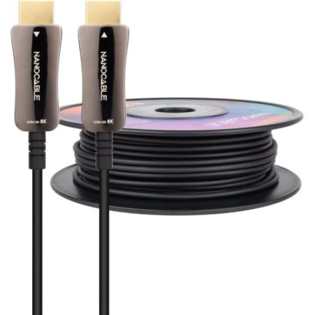 13696-NANOCABLE CABLE HDMI V2.1 AOC 8K@60HZ 4K@120HZ 48Gbps 30 M
