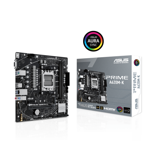 13735-ASUS PRIME A620M-K AMD A620 Zocalo AM5 micro ATX
