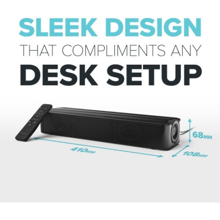 13760-CREATIVE SYS,SPKR STAGE SE BLUETOOTH MULTIMEDIA UNDER MONITOR SOUNDBAR