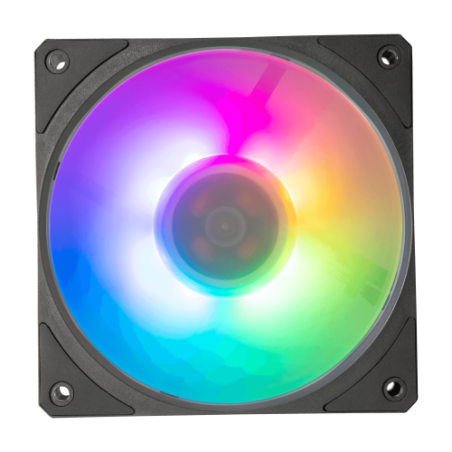 13830-Cooler Master Mobius 120P ARGB Carcasa del ordenador Ventilador Negro