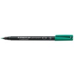 1384-MARCADOR LUMOCOLOR PERMANENTE PUNTA SUPERFINA 0,4MM. VERDE STAEDTLER 313-5
