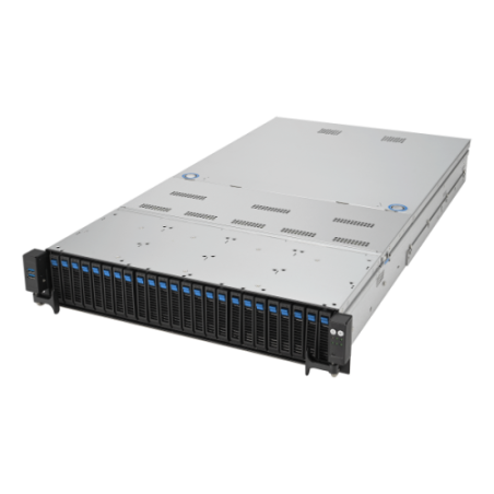 13864-ASUS RS720-E11-RS24U Intel C741 Bastidor (2U) Negro, Acero