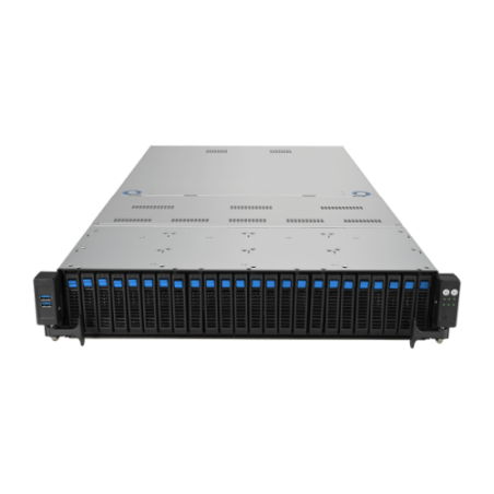 13865-ASUS RS720-E11-RS24U Intel C741 Bastidor (2U) Negro, Acero