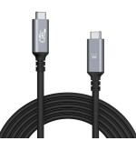 13878-Ewent EC1070 cable USB 1 m USB4 Gen 3x2 USB C Negro