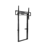 13976-TooQ TITAN Soporte de Suelo Fijo con Regulacion Electrica de Altura para Pantallas 55"-100", Negro